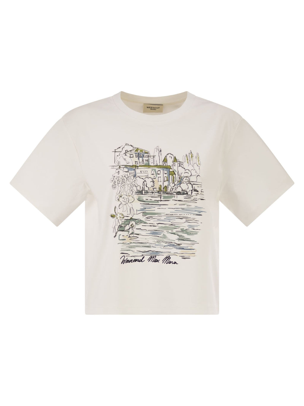 Weekend Maxmara Wkdsala - Cotton T-Shirt With Print
