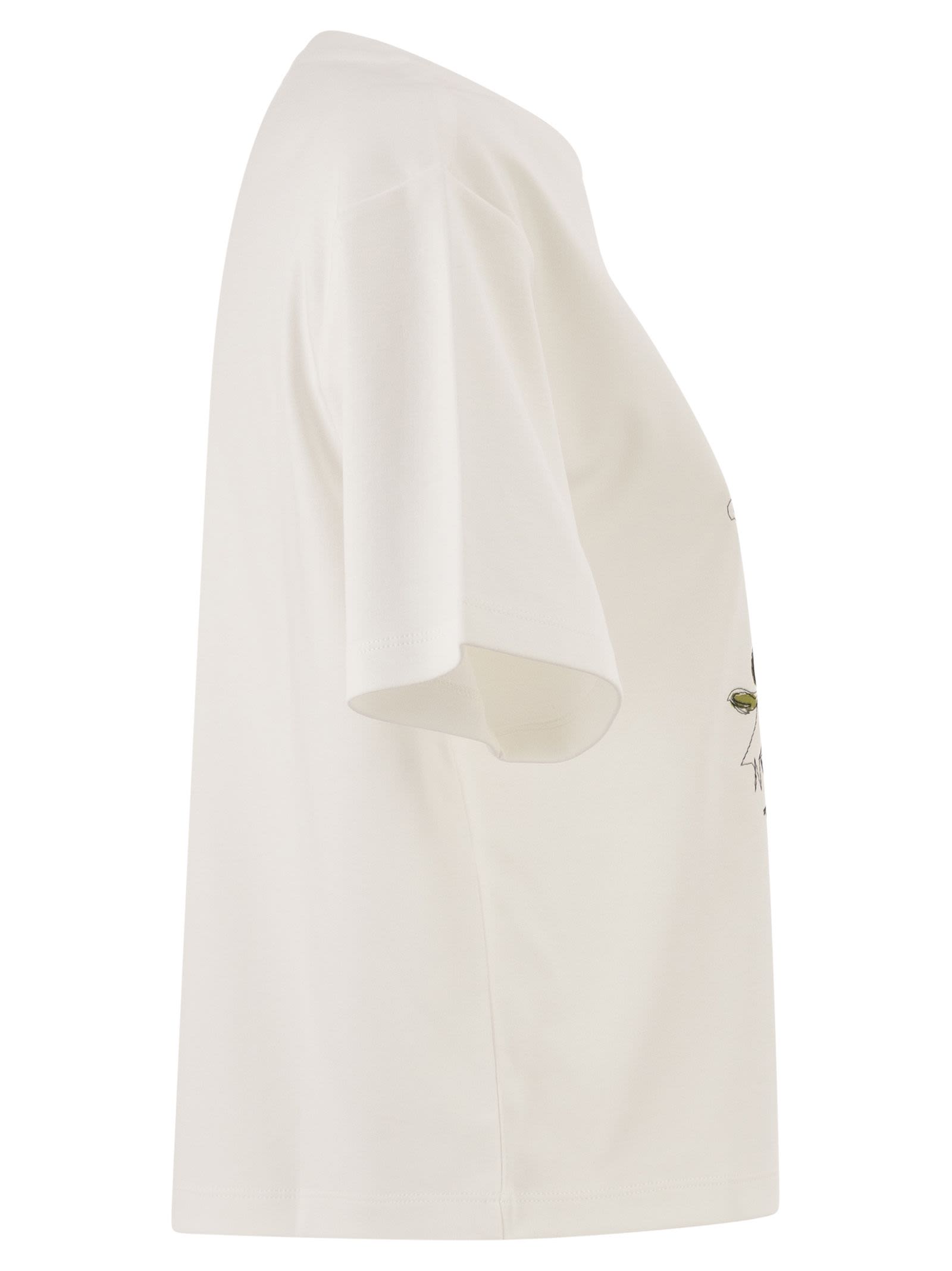 Weekend Maxmara Wkdsala - Cotton T-Shirt With Print