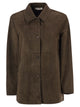 S Maxmara Smmgocce - Suede Shirt With Silk Lining