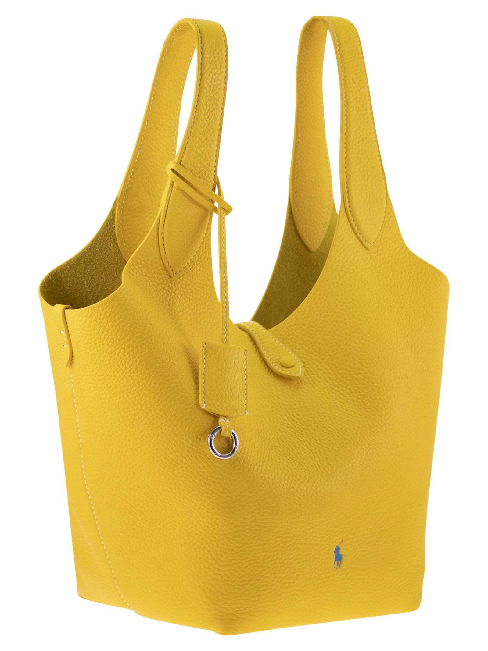 Polo Ralph Lauren Polo Play Leather Tote Bag