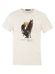 Polo Ralph Lauren T-Shirt With Polo Bear Print In Riding Attire