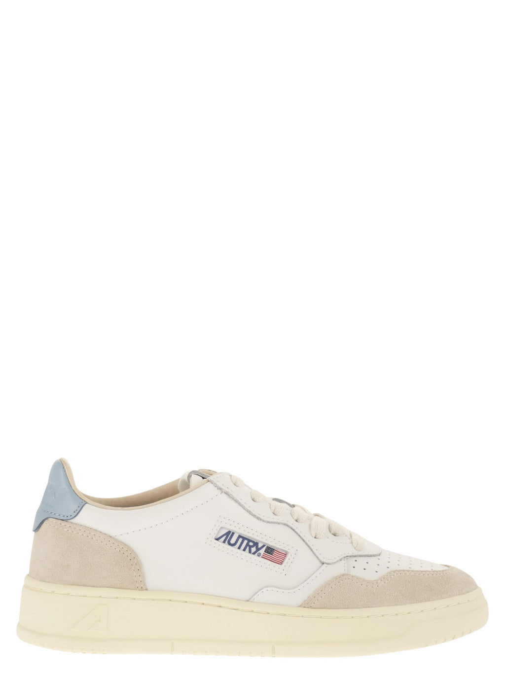 Autry Medalist Low - Leather And Suede Trainers
