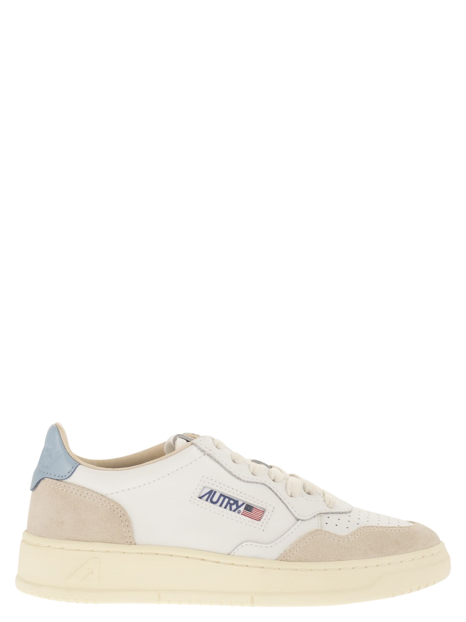 Autry Medalist Low - Leather And Suede Trainers