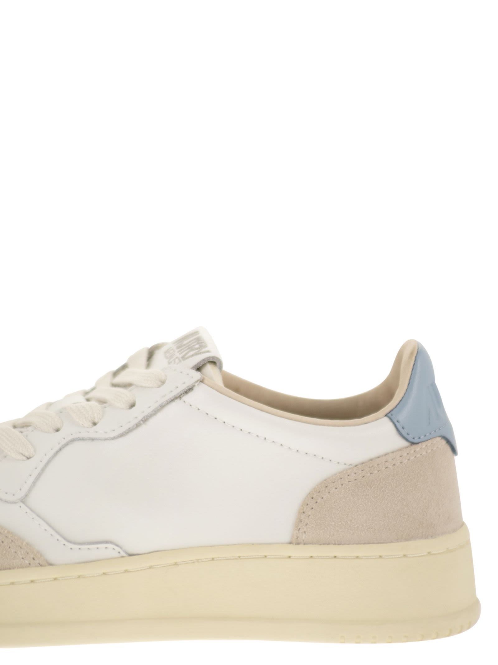 Autry Medalist Low - Leather And Suede Trainers