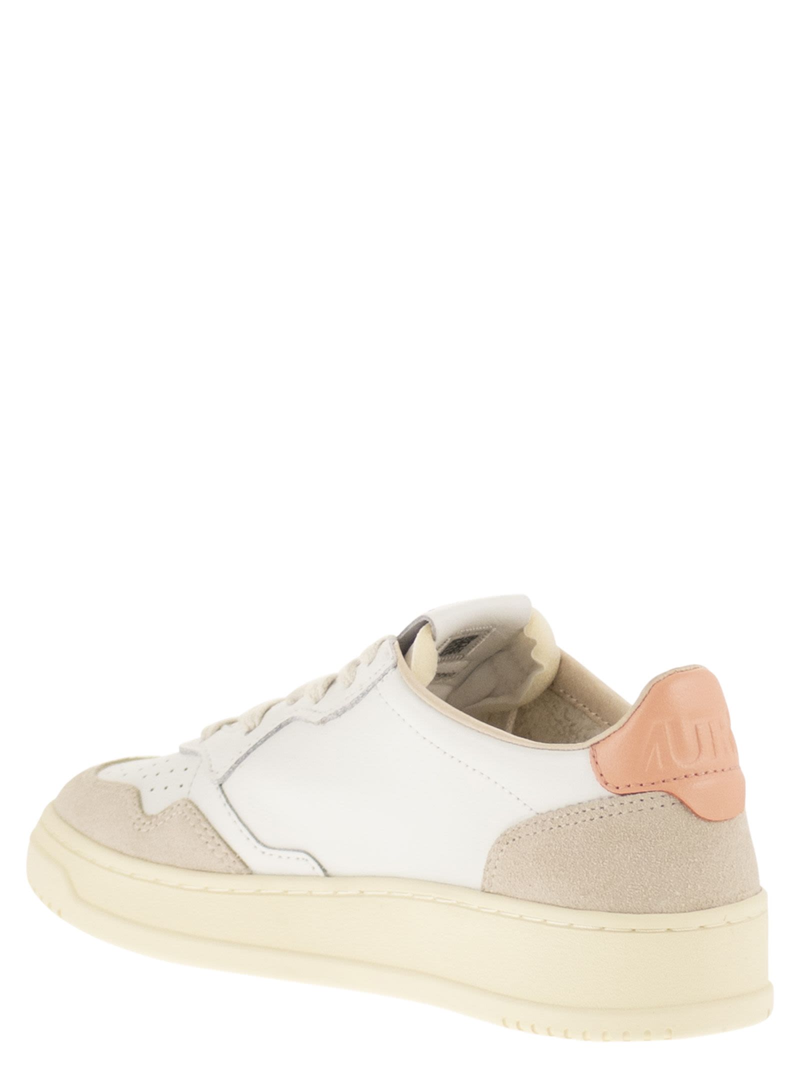 Autry Medalist Low - Leather And Suede Trainers