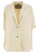 Herno Double Wool Cape With Lapel Collar