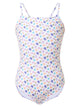 Vilebrequin Girls’ One-Piece Swimsuit With Multicolour Turtle Print