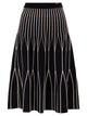 Elisabetta Franchi Two-Tone Knitted Skirt