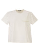 Fabiana Filippi Oversized T-Shirt In Milan Jersey With Pocket