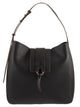 Hogan Hammered Leather Shoulder Bag With H Detail