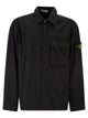 Stone Island Comfort Fit Overshirt With Press Studs