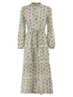 Mc2 Saint Barth Mumbai - Cotton Midi Dress With Floral Print And Belt