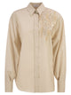 Brunello Cucinelli Shirt With Floral Embroidery And Sequins