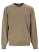 Brunello Cucinelli Pure Cashmere Ribbed Crew-Neck Sweater With Cotton Details