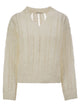 Brunello Cucinelli Cable & Mesh Jute And Cotton Jersey