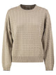 Brunello Cucinelli Cable-Knit Crew Neck Jumper With Shimmering Yarn