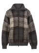 Brunello Cucinelli Jacquard Knit Bomber Cardigan With Sequins
