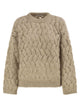 Brunello Cucinelli Openwork Mohair Sweater With Sequins