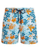 Vilebrequin Men’s Recycled Polyamide Swim Shorts With Tropical Print