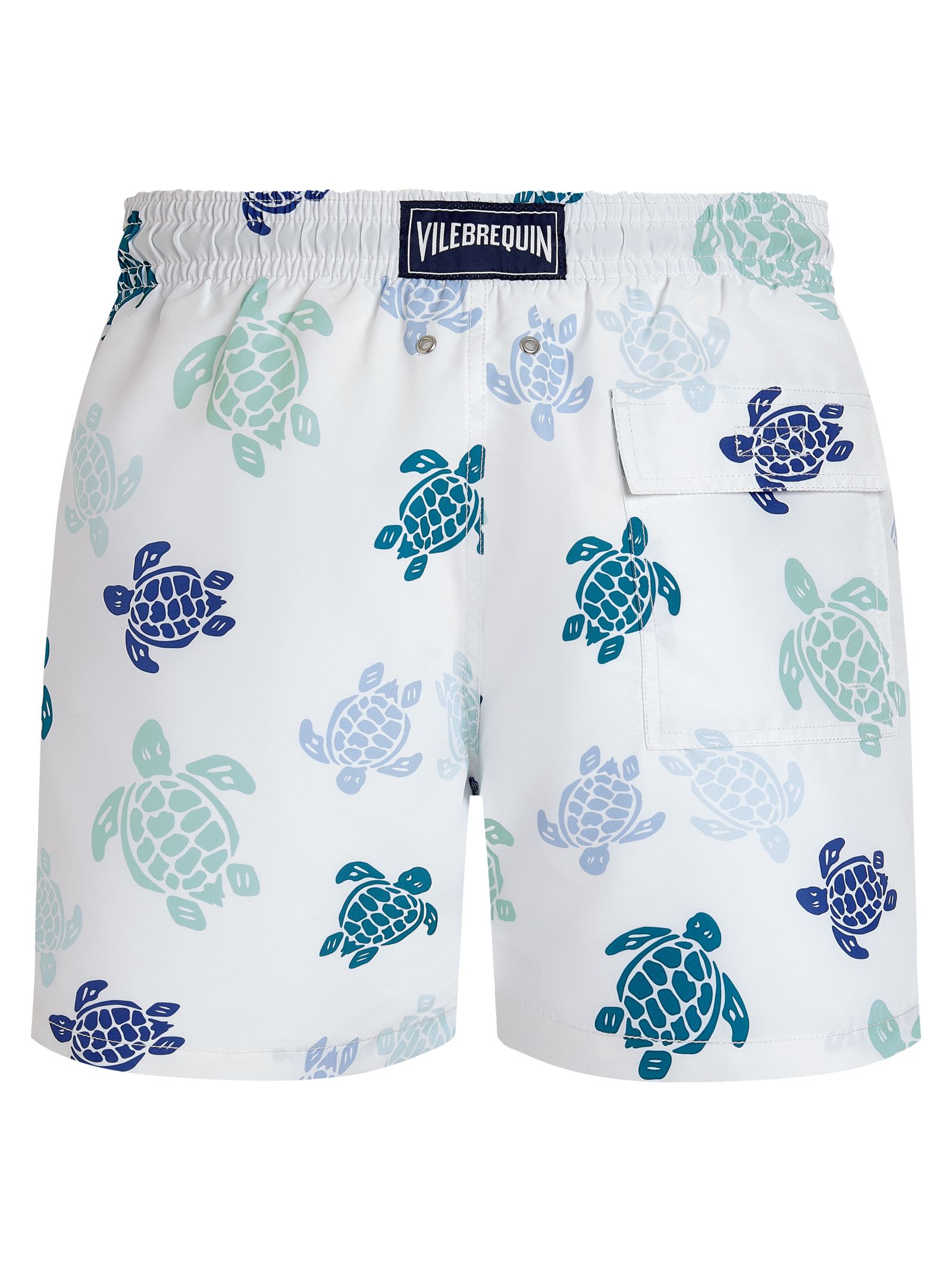 Vilebrequin Swim Shorts With Multicolour Turtle Print