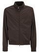 Brunello Cucinelli Nylon Jacket With Membrane And Detachable Hood