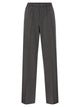 Peserico Stretch Wool Trousers With Elasticated Waistband