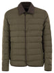 Herno Quilted Down Jacket With Shirt Collar