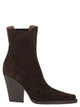 Paris Texas Dallas Embroidered Ankle Boot 100 - Suede Western Ankle Boots