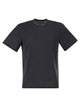 Majestic Stretch Linen T-Shirt With Round Neckline