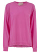 Vanisé Cashmere Crew-Neck Jumper With Fluid Silhouette