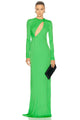Tom Ford Slash-Front Evening Dress