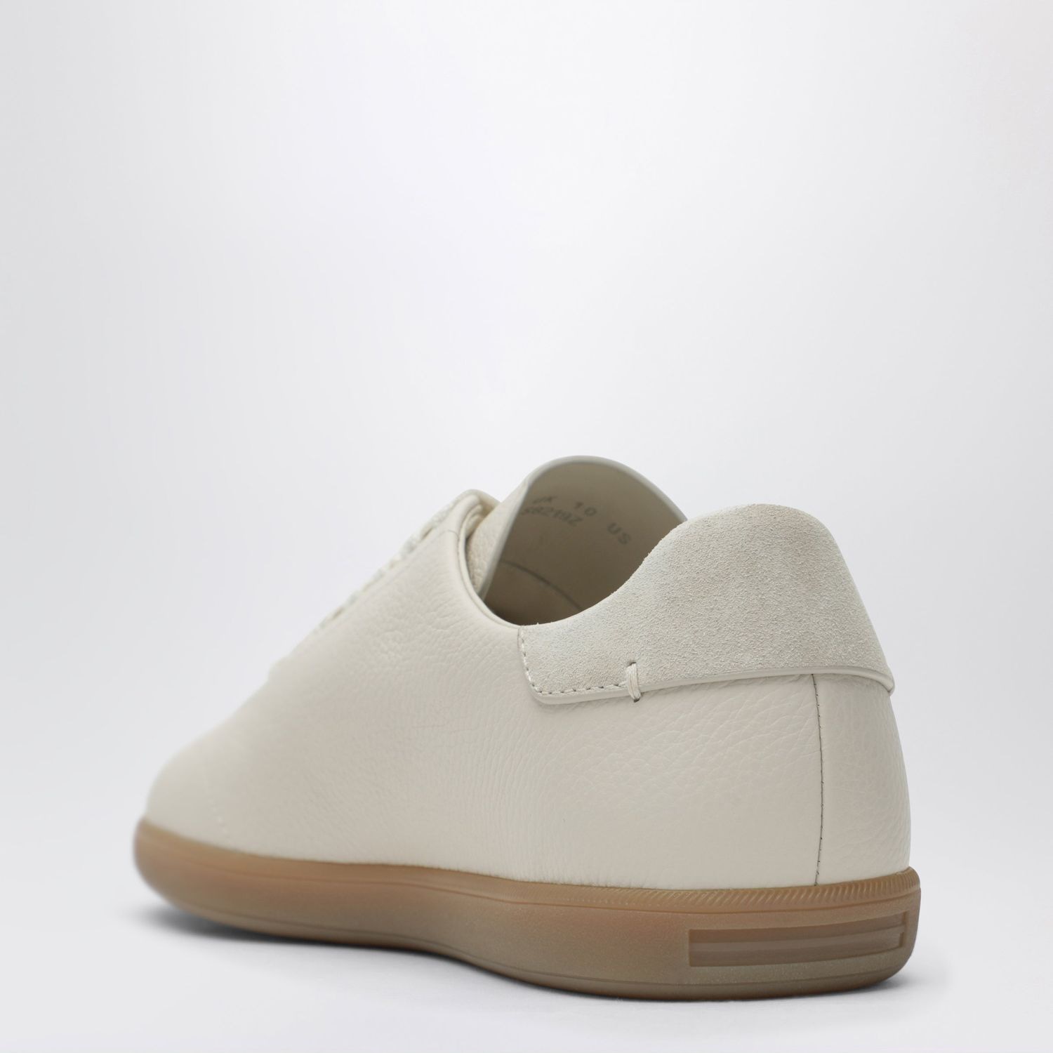 Ermenegildo Zegna 232 White Leather Sneakers