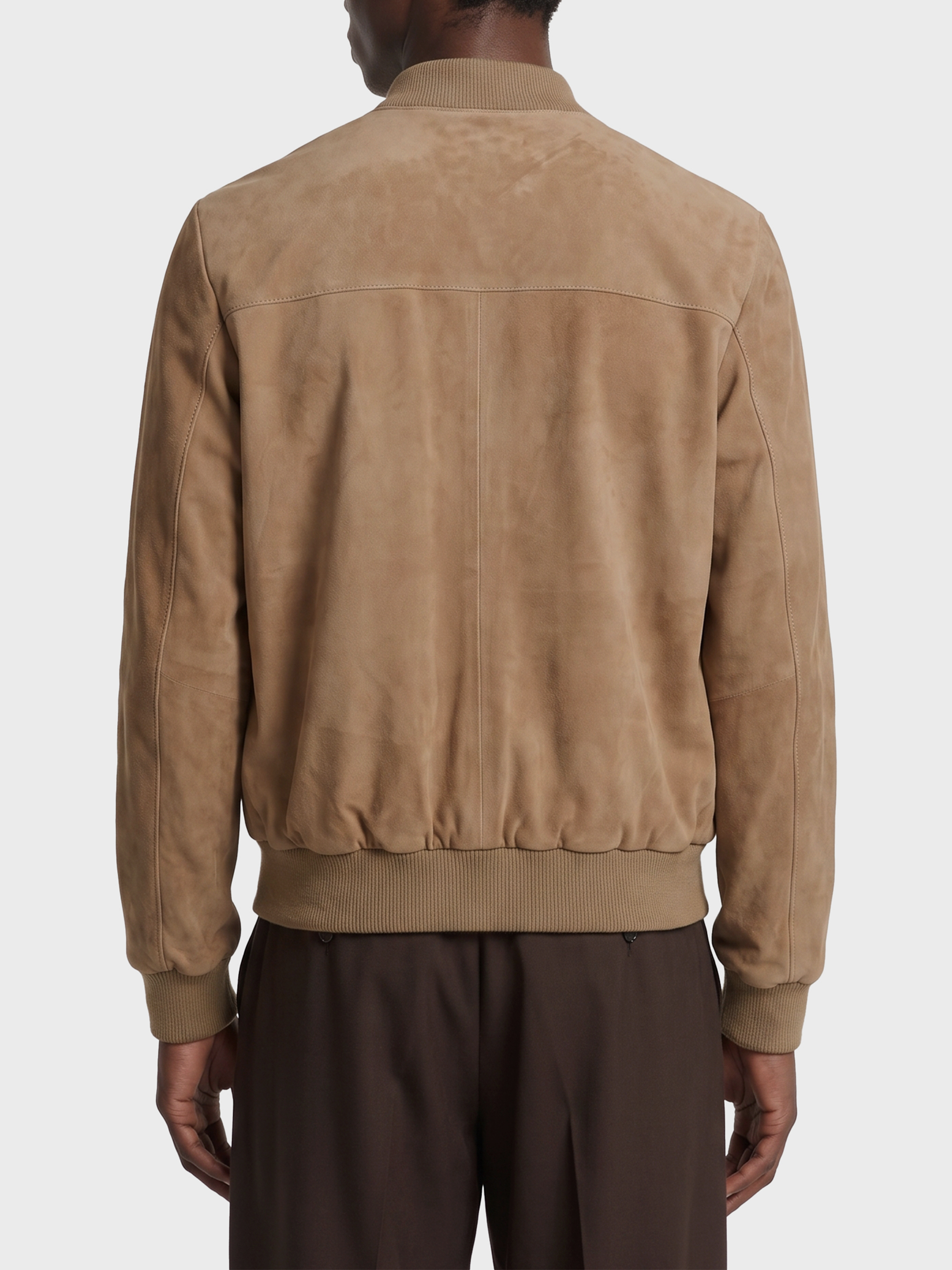 Arma Didier Suede Bomber Jacket