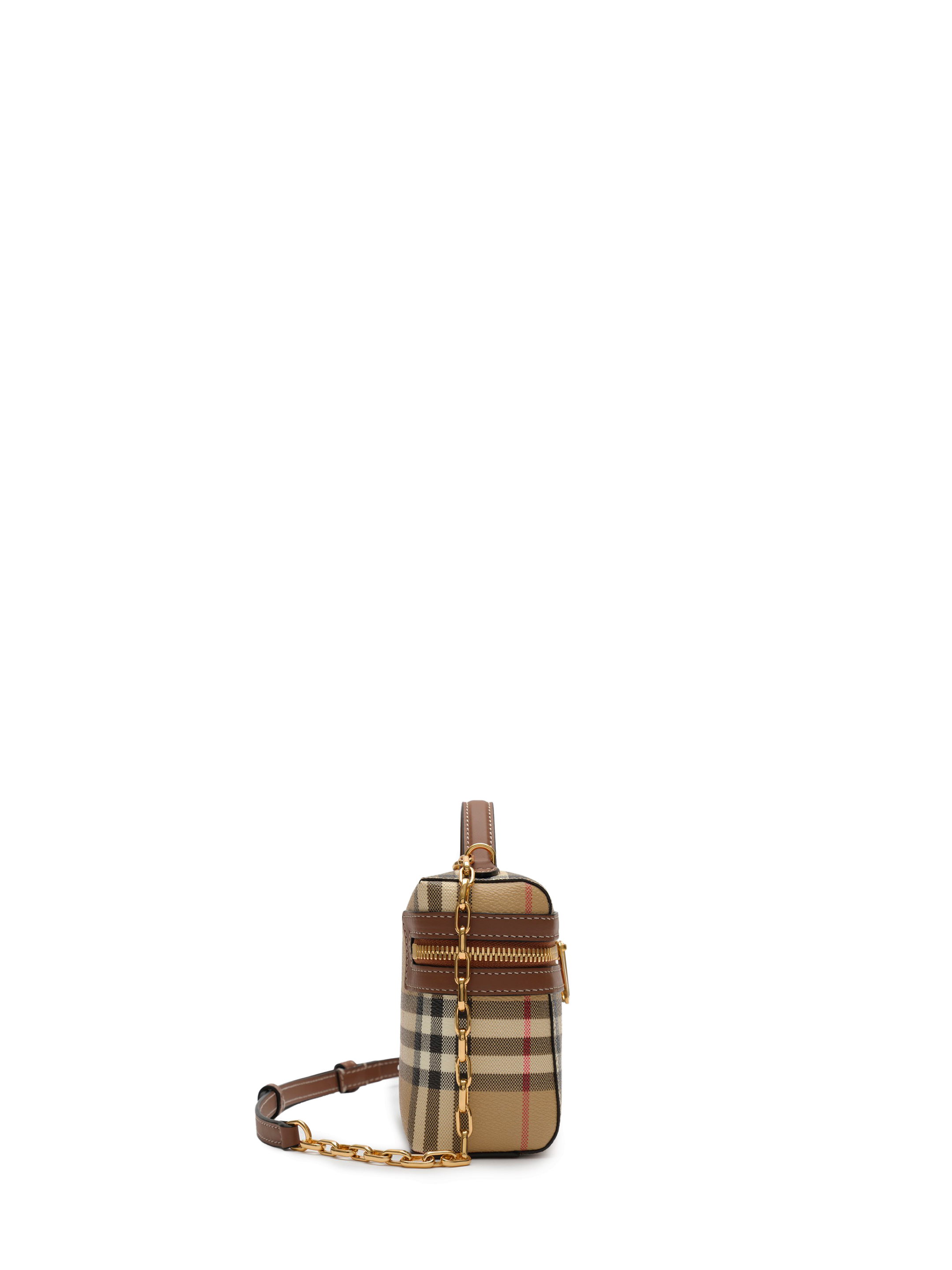 Burberry Mini Check Vanity Bag.