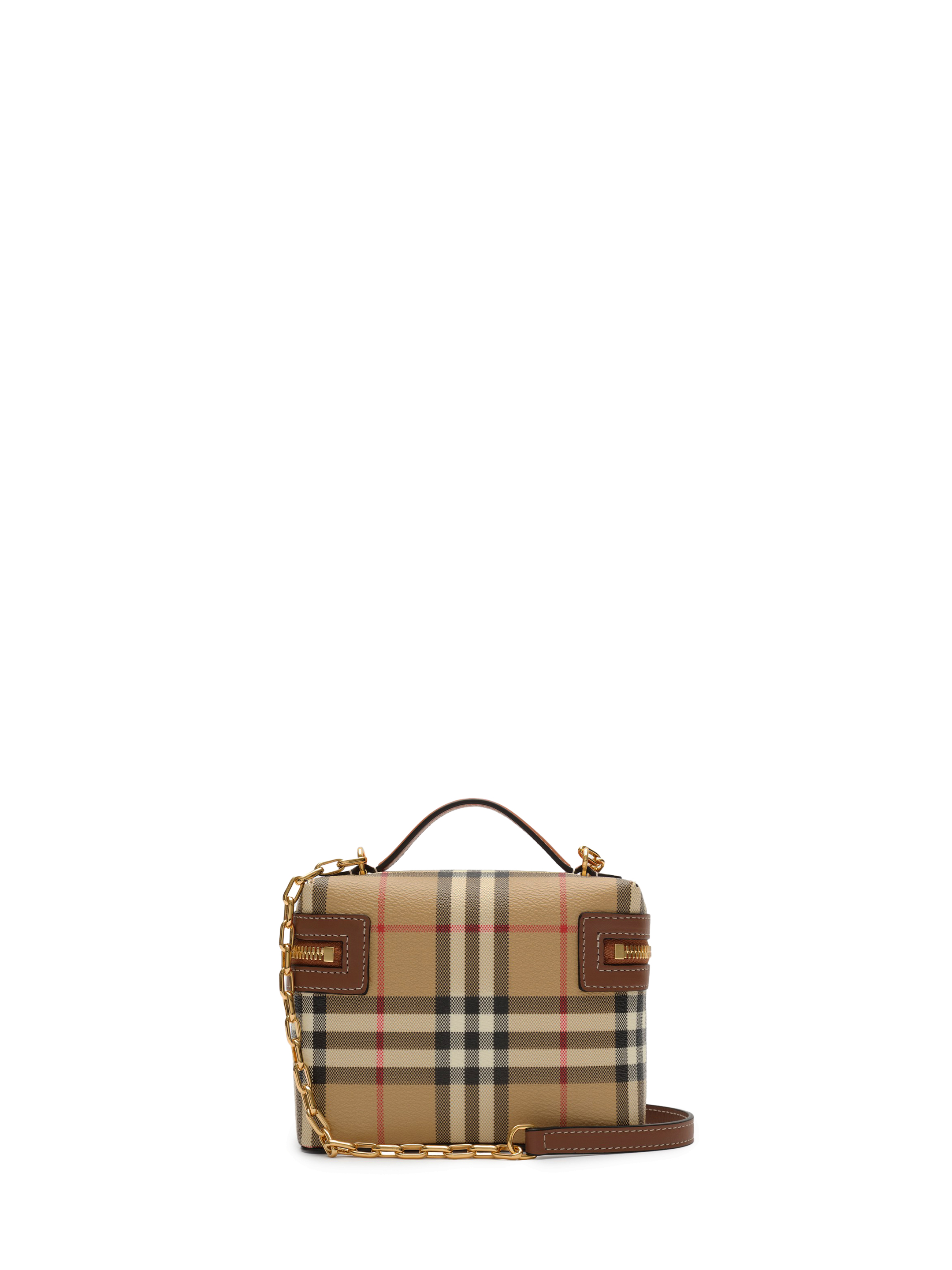 Burberry Mini Check Vanity Bag.