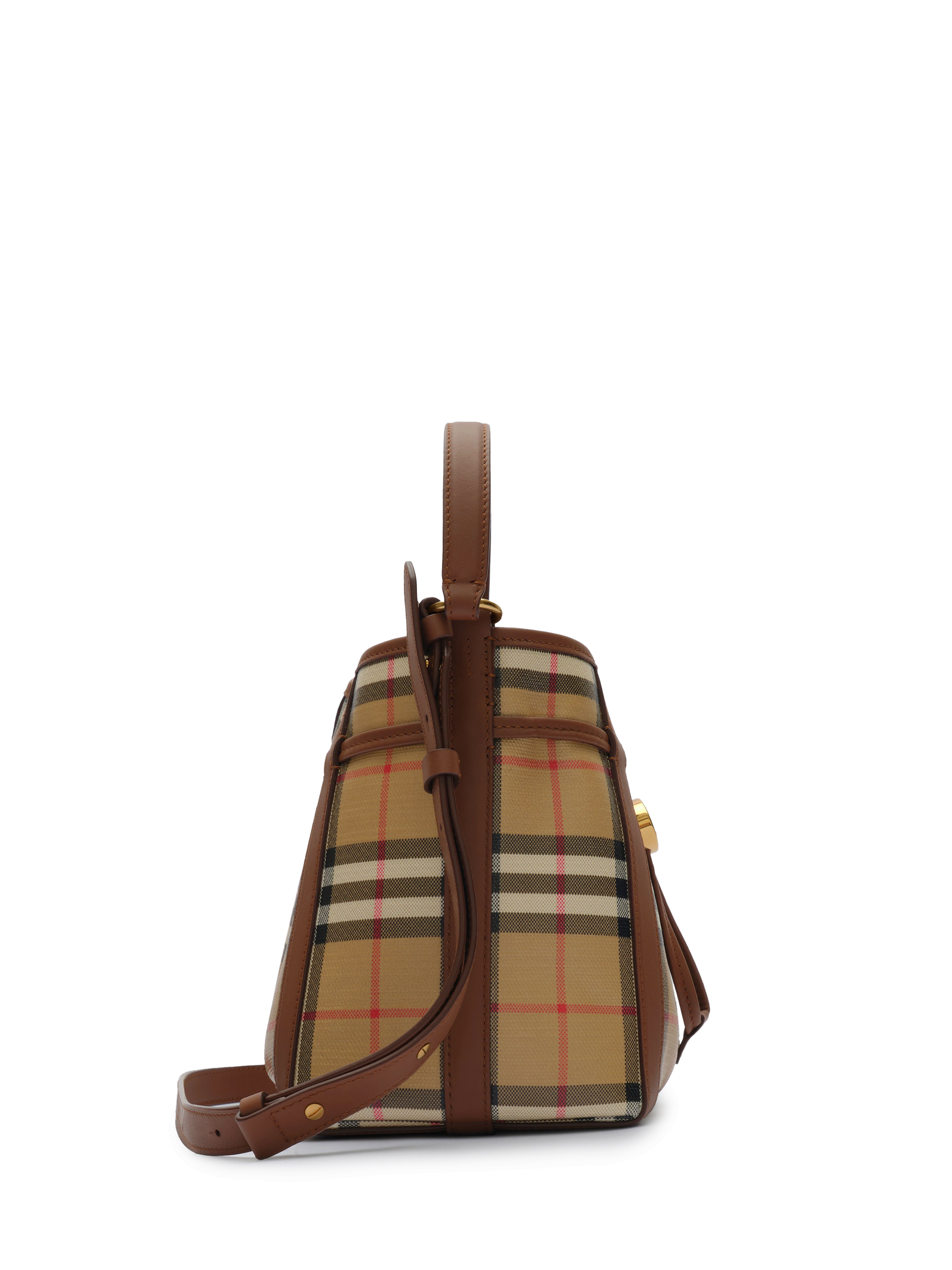 Burberry Mini Check Bucket Bag