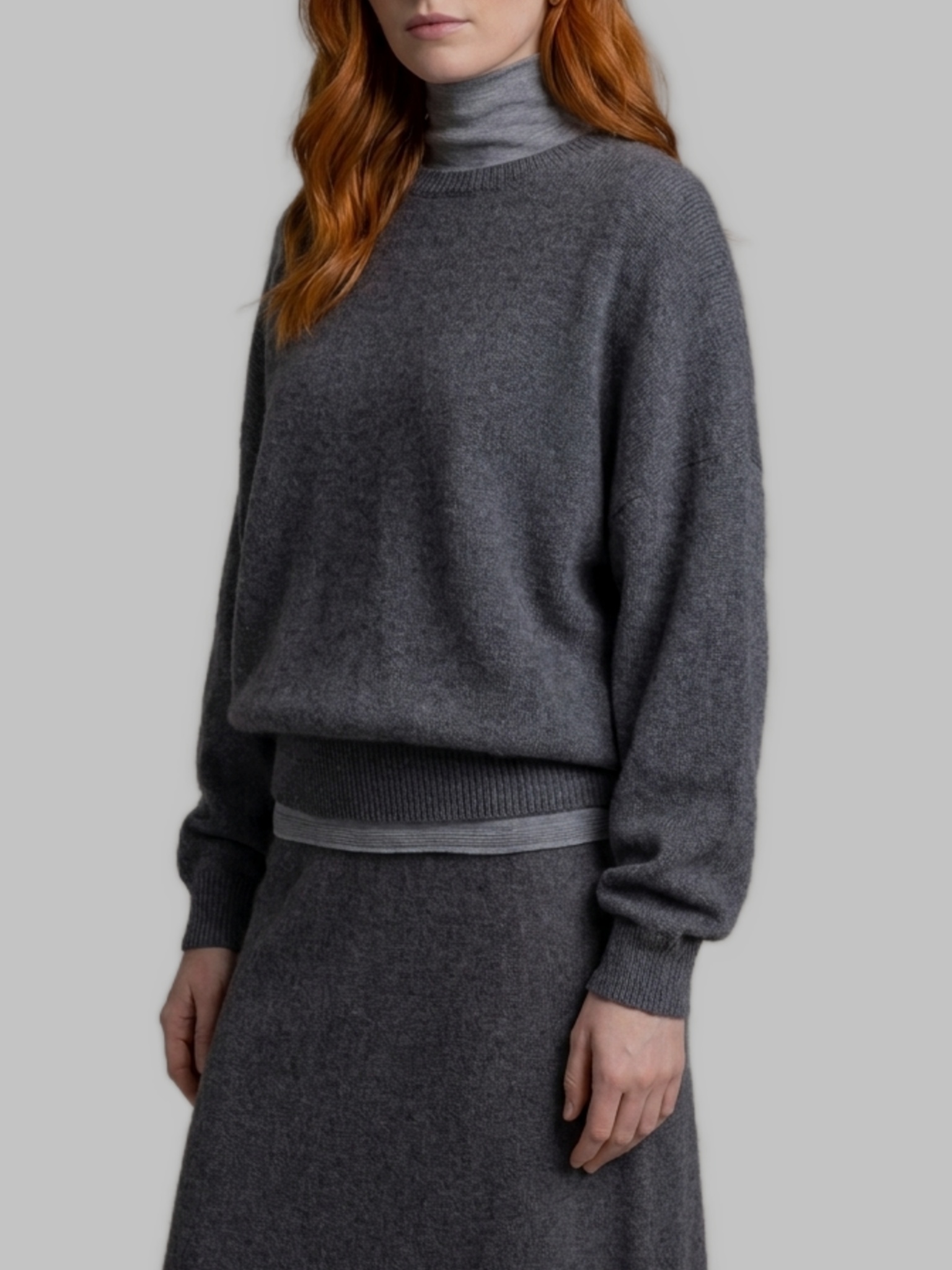 Lisa Yang Graphite Veira Sweater