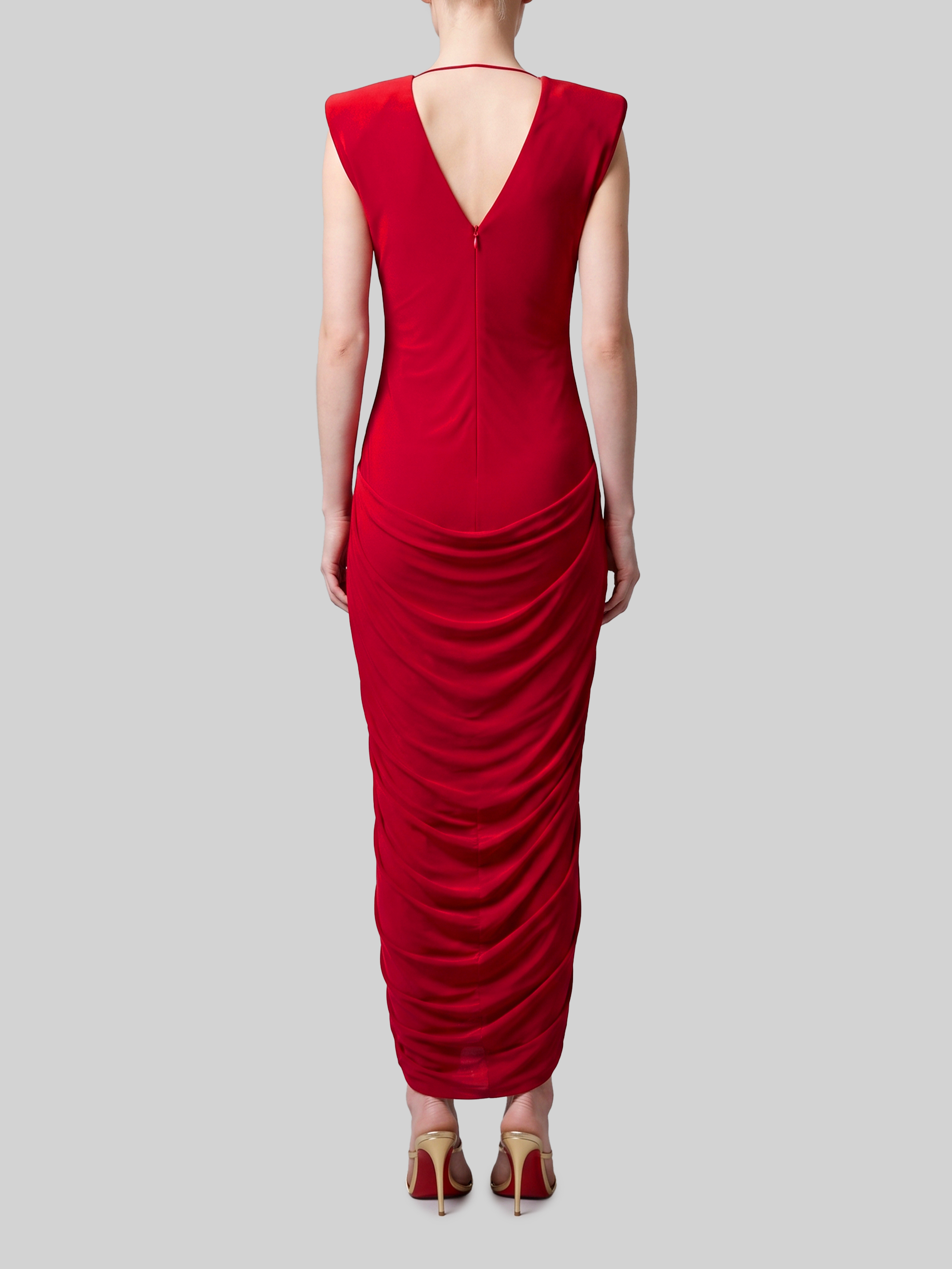 Versace Viscose Jersey Evening Dress