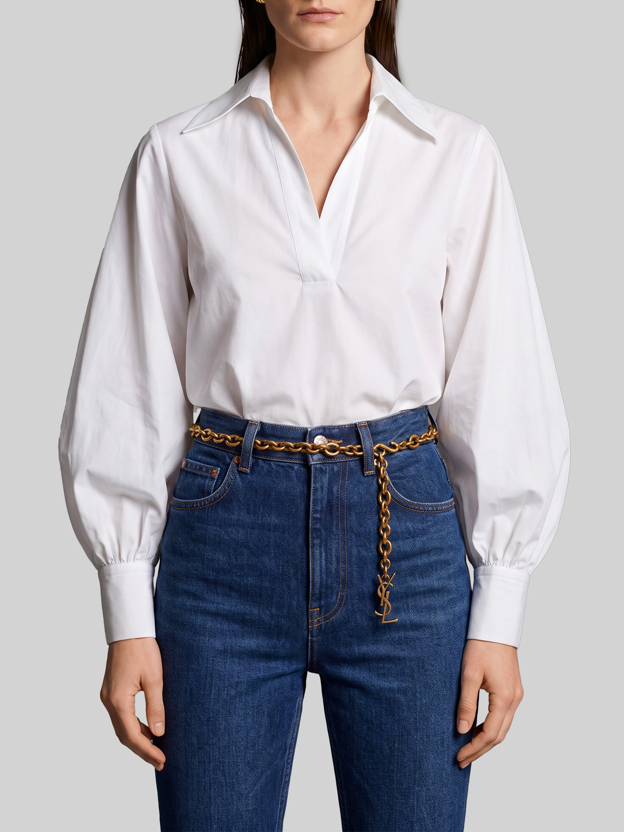 Sutton New York Cotton Poplin Blouse