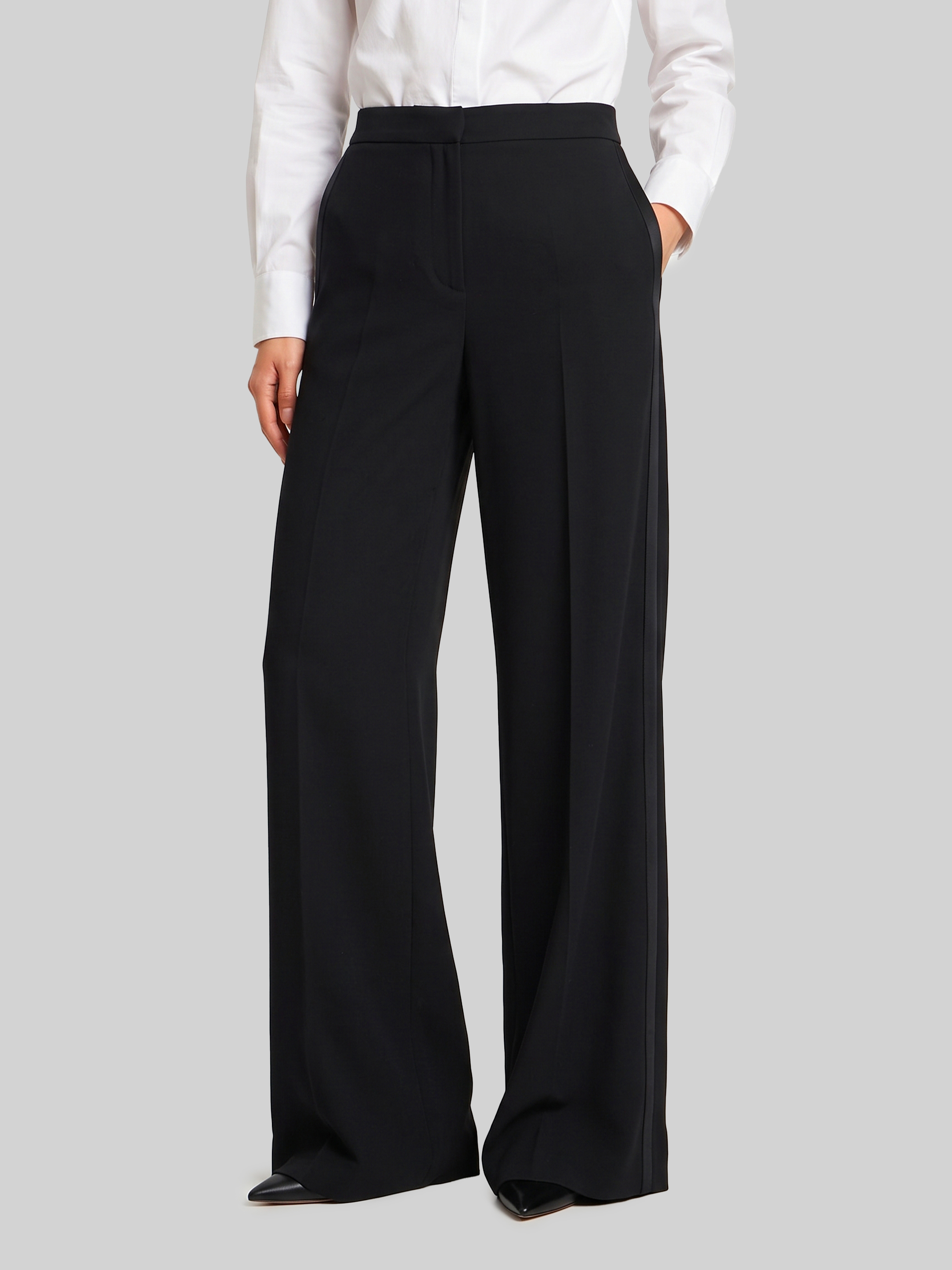 Sutton New York Black Smoking Trousers