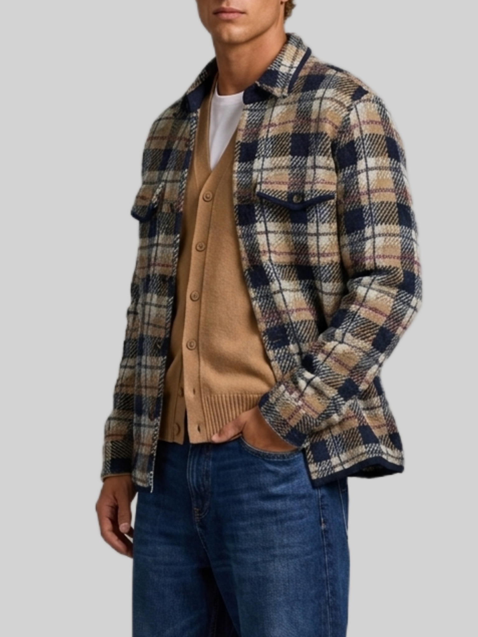Guest In Residence Plaid Work Shirt
