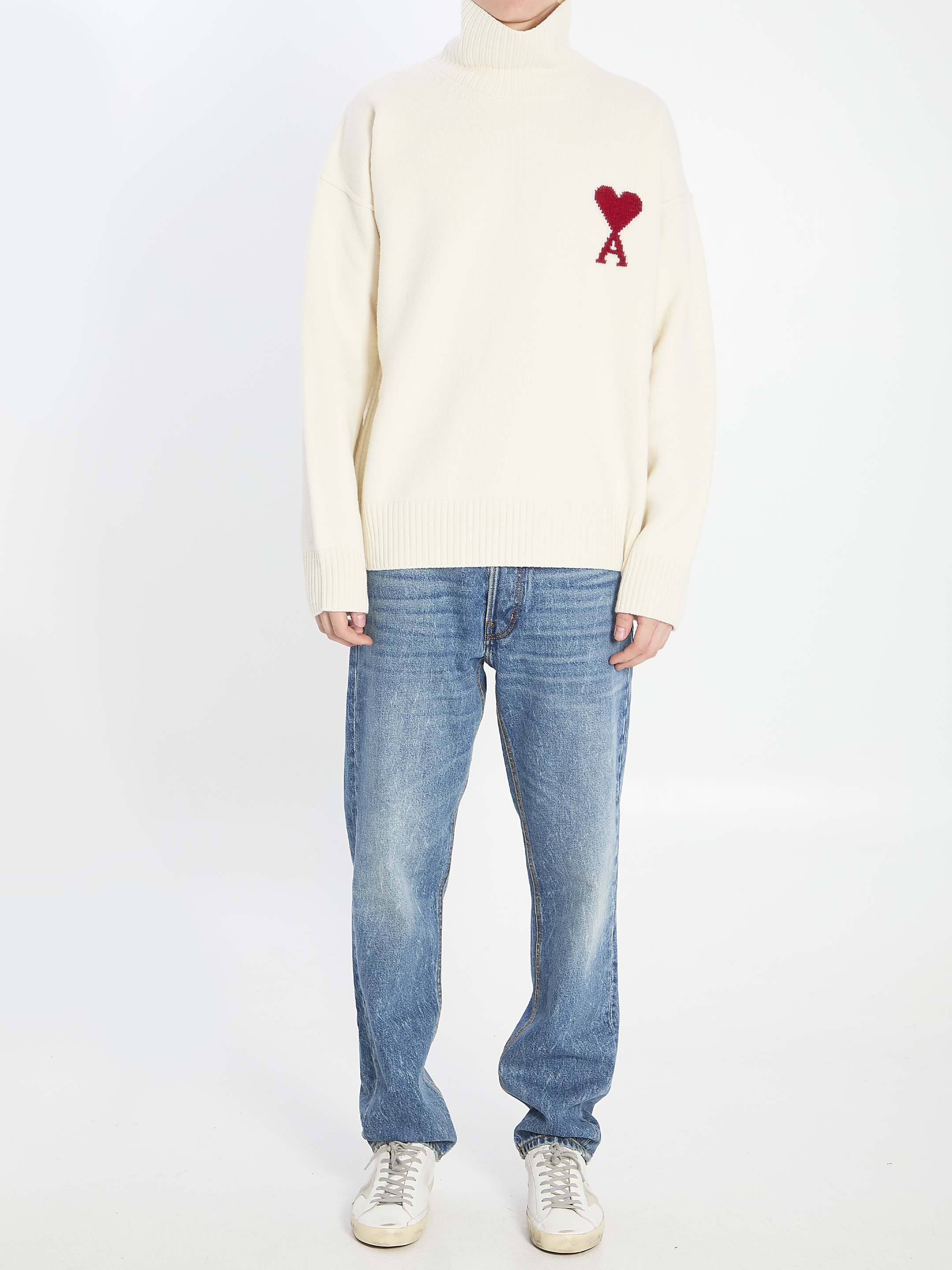 Ami paris Ami De Coeur Turtleneck Sweater