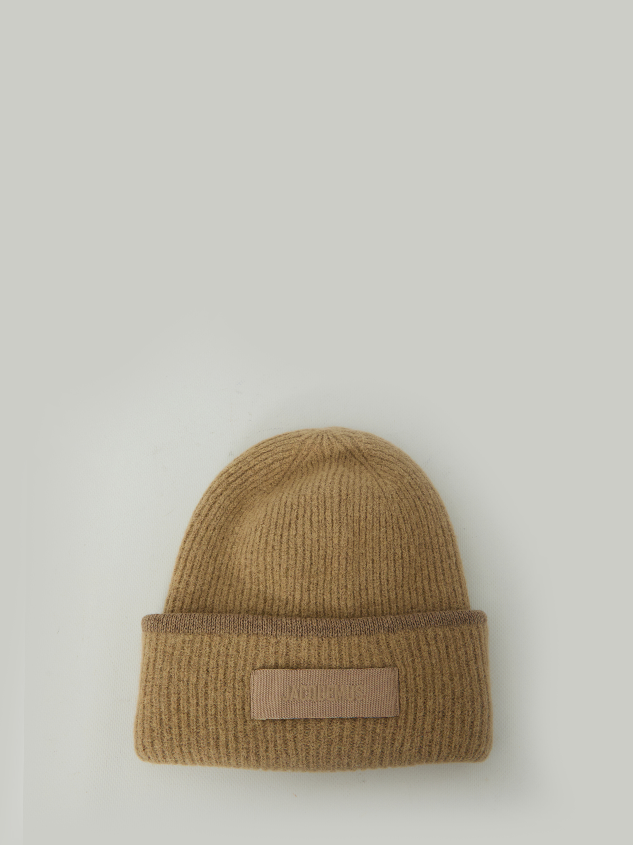 Jacquemus Beige Gros Grain Beanie