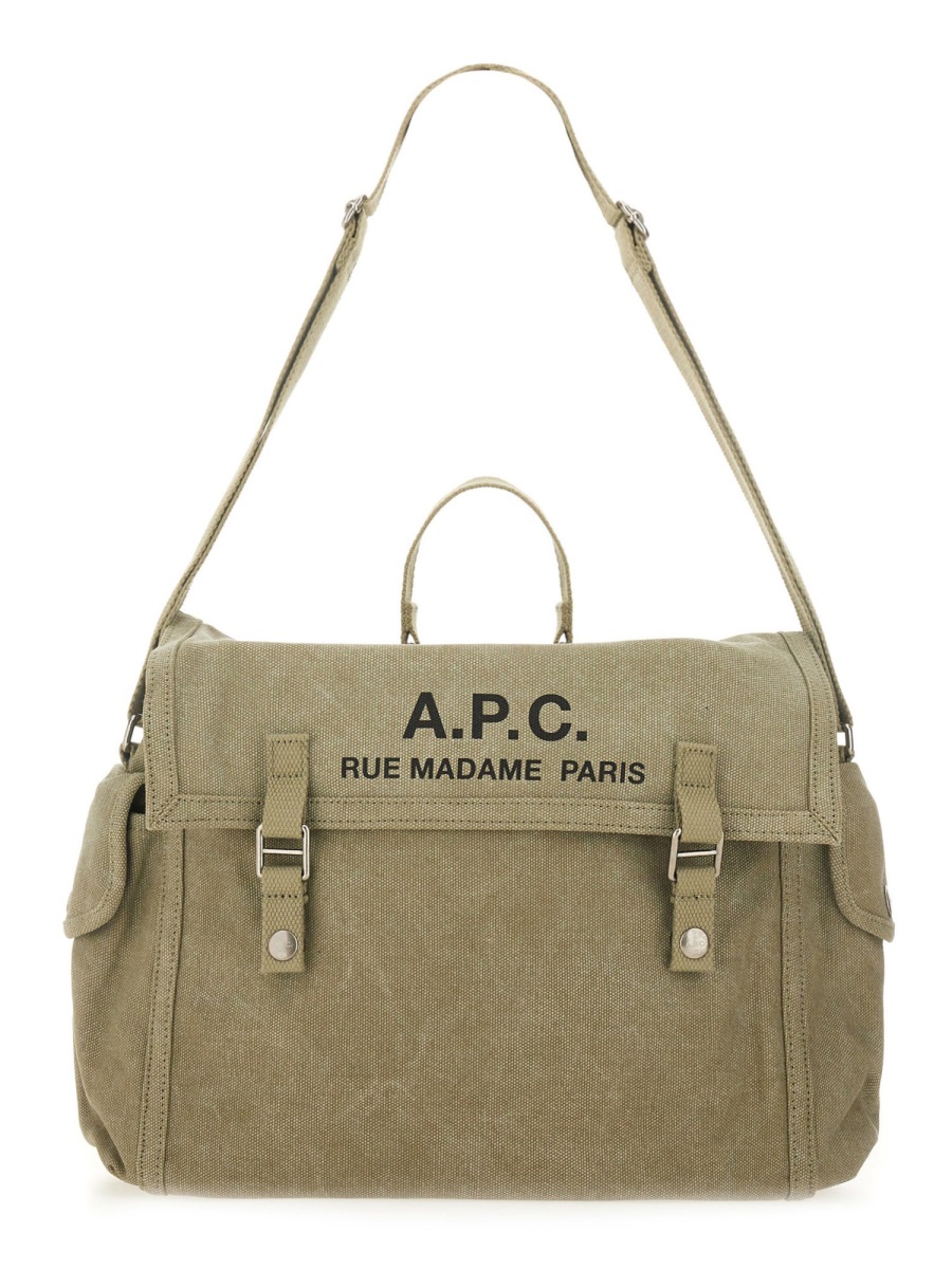 A.P.C. Borsa "Besace Récupération" Con Logo