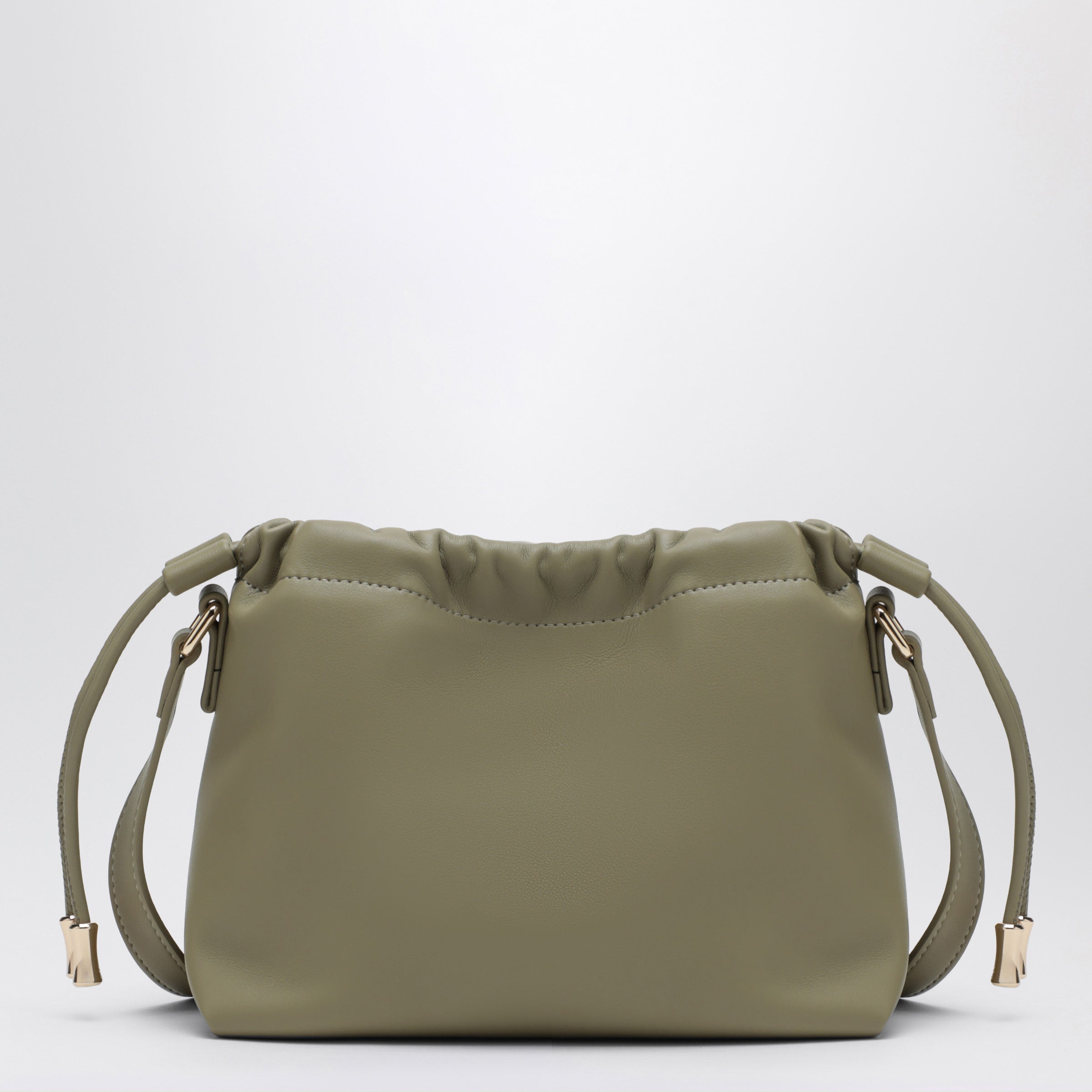 A.P.C. Clay Green Ninon Mini Recycled Leather-E