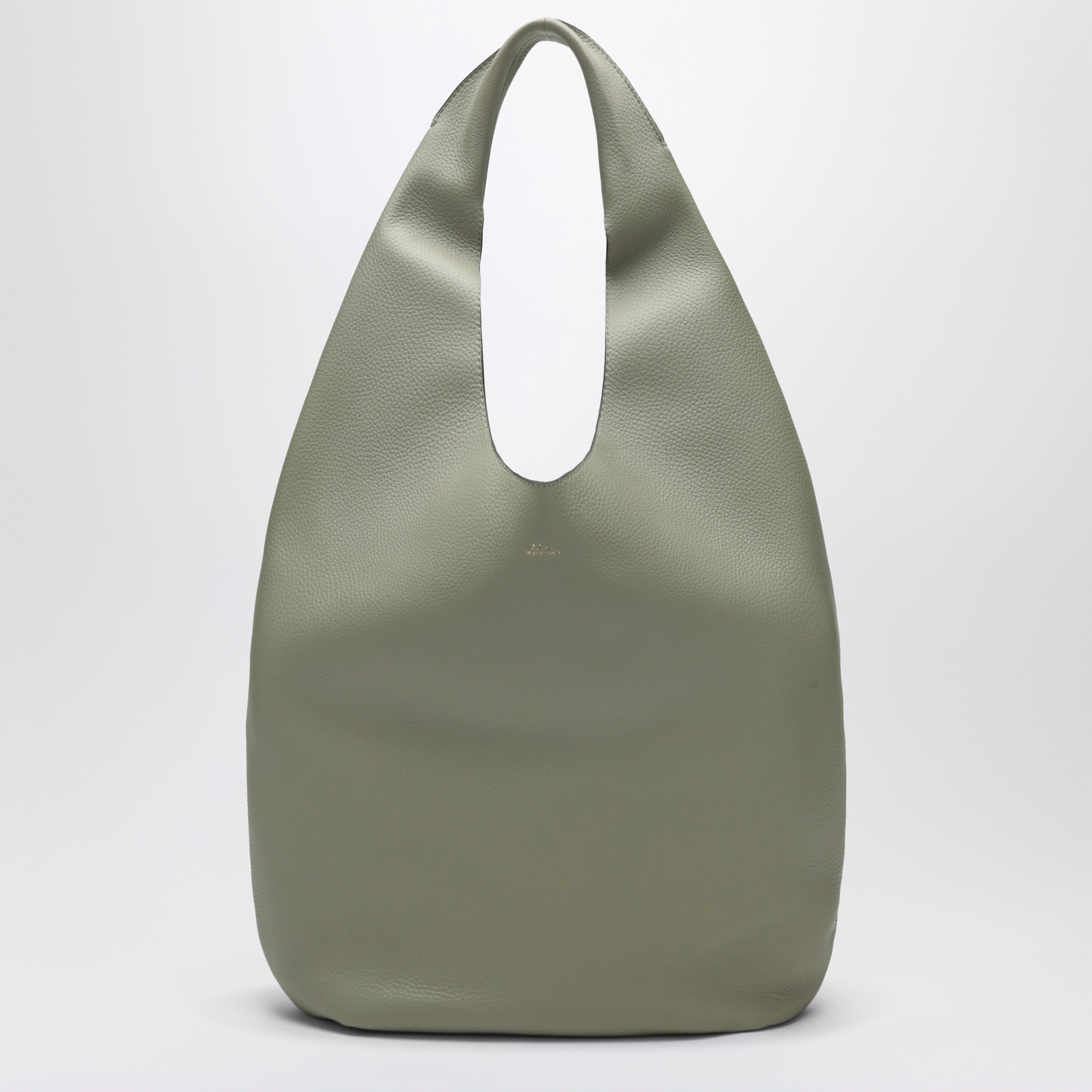 A.P.C. Le Neige Pastel Green Leather Bag