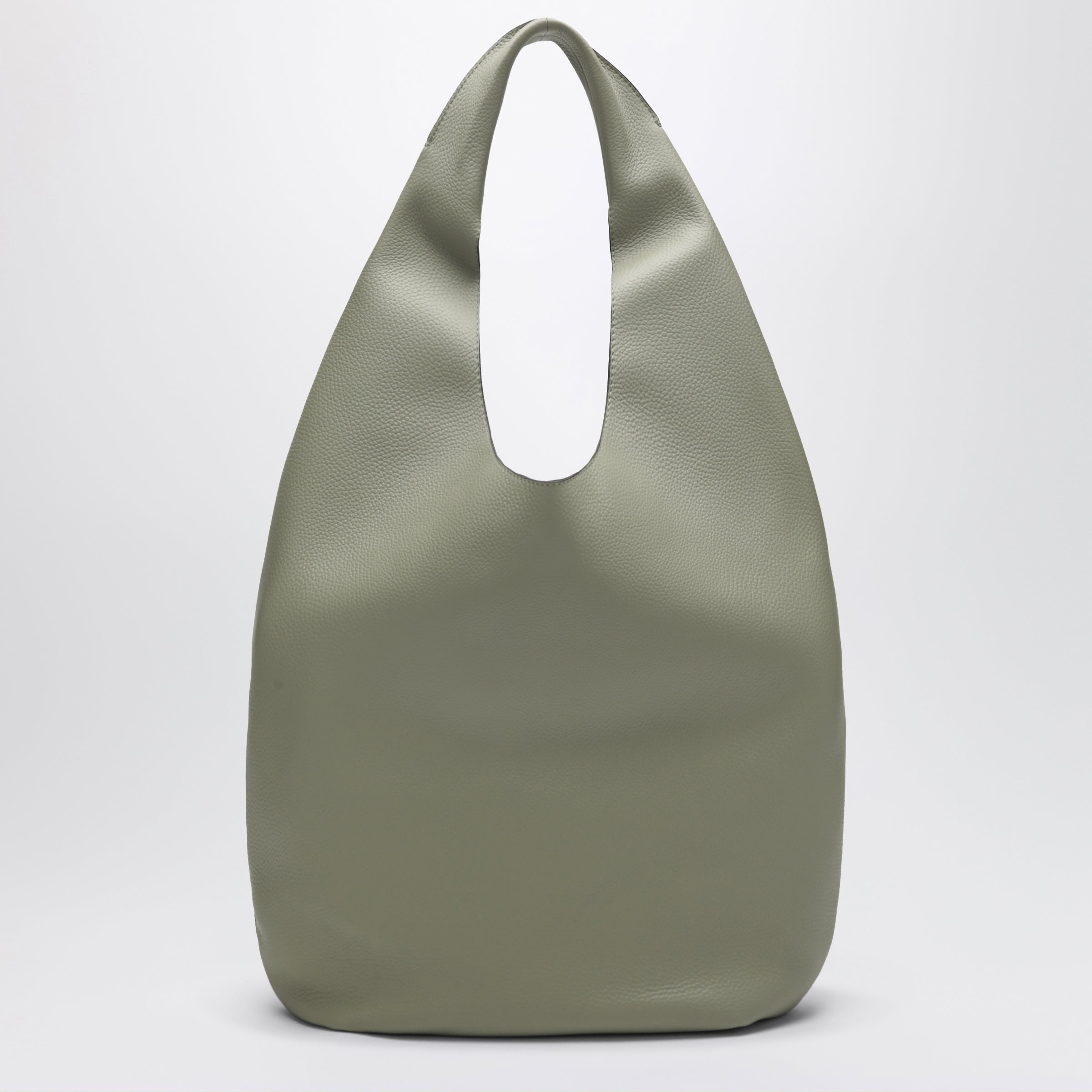 A.P.C. Le Neige Pastel Green Leather Bag