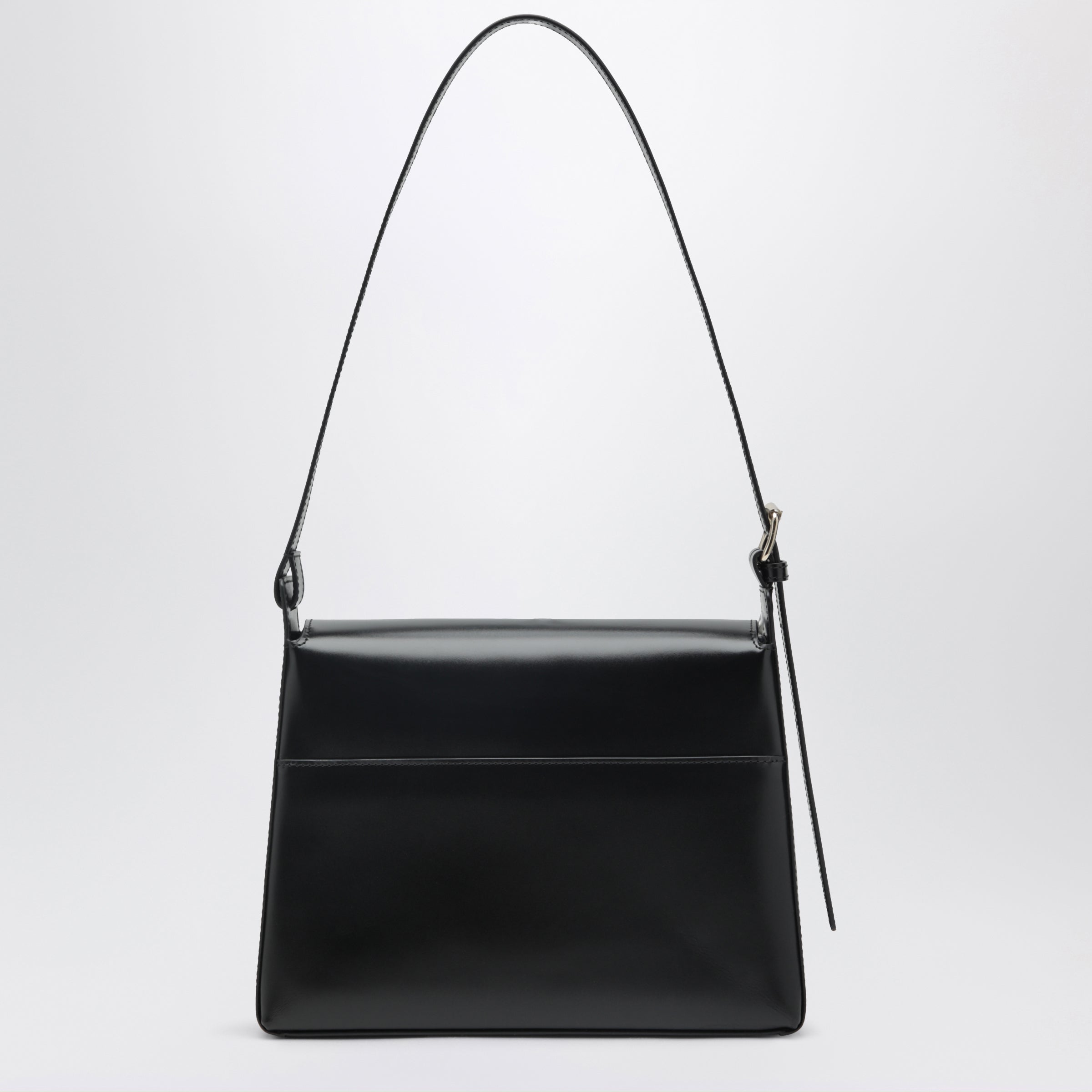 A.P.C. Virginie Black Leather Shoulder Bag