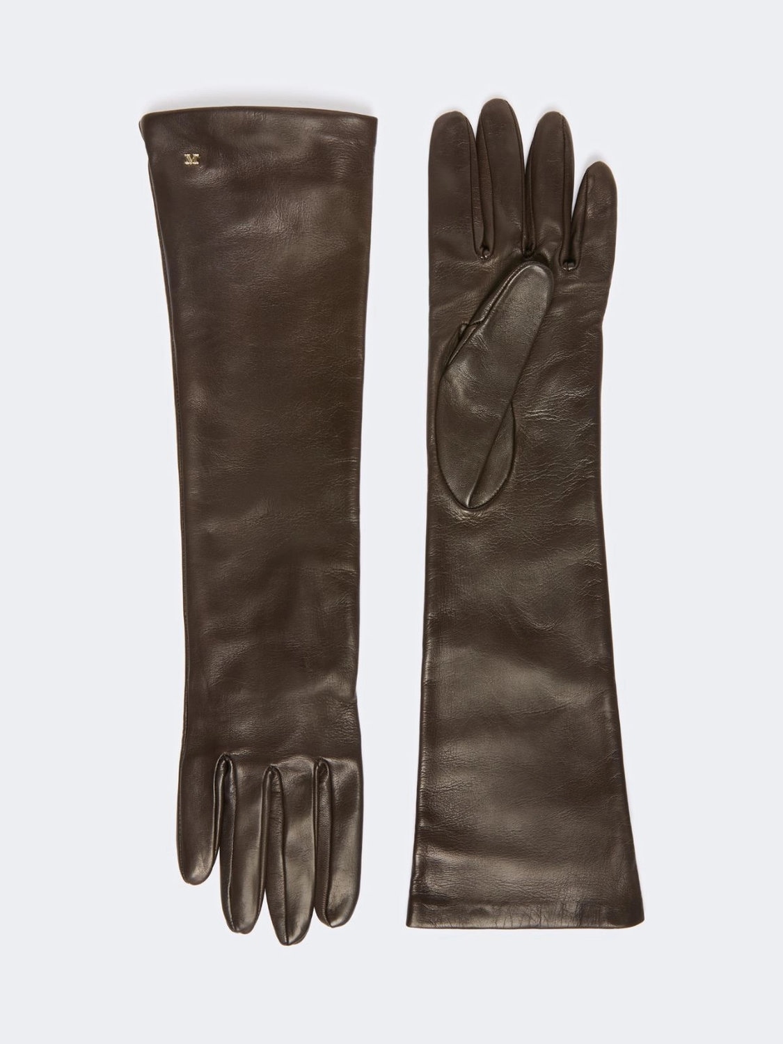 Max Mara Afidee Gloves Brown