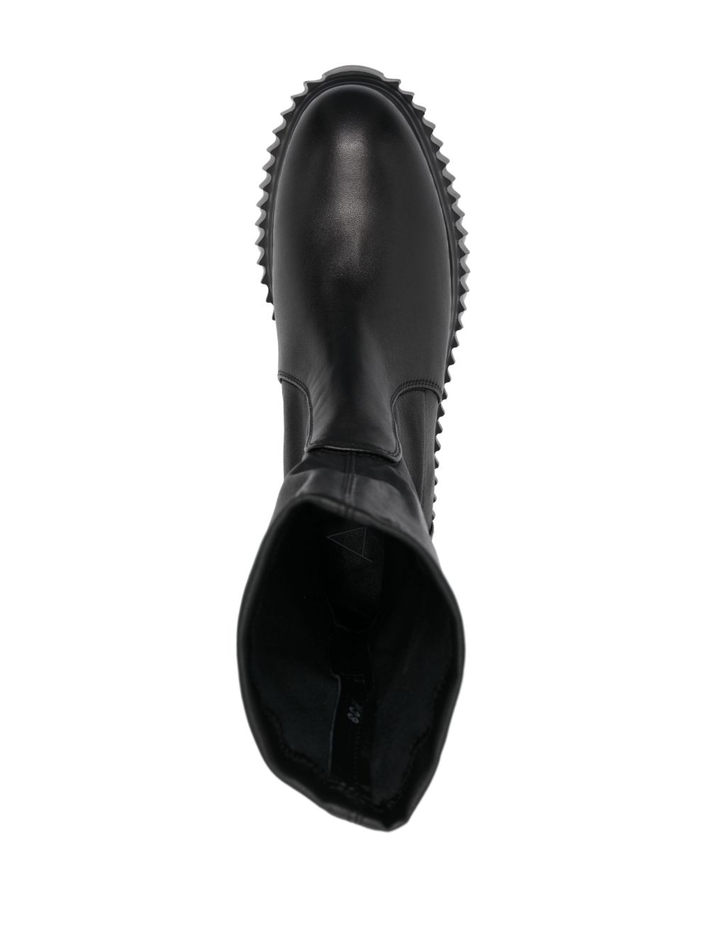 AGL Black Leather Shoes